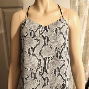 COPY - Express reversible downtown cami snake print Small